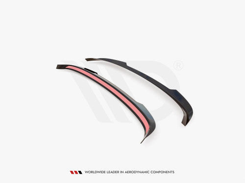 Maxton Design Gloss/Piano Black Roof Lip Spoiler Cap for BMW 3 Series Touring G21 Estate/Wagon (2018-On) M Sport/M Pack | Rear Window/Tailgate Lip Wing | OEM+ ABS Stick-On Roof Edge Extension | 3M Tape No-Drill Fit