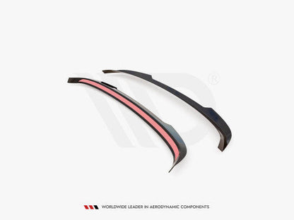 Maxton Design Gloss/Piano Black Roof Lip Spoiler Cap for BMW 3 Series Touring G21 Estate/Wagon (2018-On) M Sport/M Pack | Rear Window/Tailgate Lip Wing | OEM+ ABS Stick-On Roof Edge Extension | 3M Tape No-Drill Fit