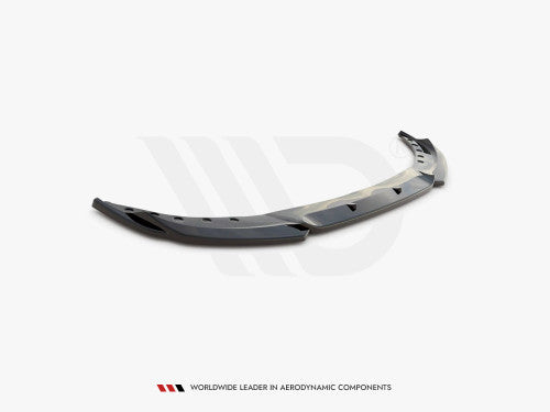 Maxton Design V.2 Gloss Black Front Splitter / Front Lip Spoiler for BMW 3 Series G20/G21 (2018-2022) Saloon & Touring