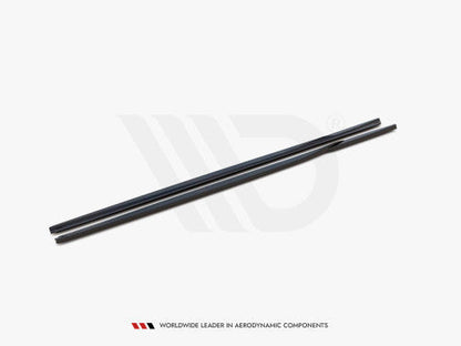 Maxton Design Gloss Black Side Skirt Diffusers/Splitters for BMW 3 Series G20/G21 (2018-2022) Saloon & Touring - M Sport Compatible - Pair with Fitting Kit