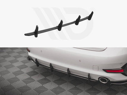 Maxton Design Street Pro Rear Bumper Diffuser & Lower Valance for BMW 3 Series G20 Saloon/Sedan (2018+) – Rear Splitter Insert, Rear Apron Lip, Lower Insert/Undertray – Matte Black or Matte Black Red Core