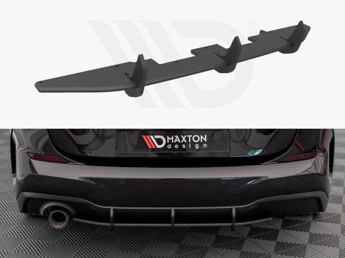 Maxton Design Street Pro Rear Diffuser / Valance / Rear Lower for BMW 2 Series Gran Coupe (2GC) F44 M Sport / M Pack (2019-on) – Matte Black Rear Bumper Insert Splitter Fins