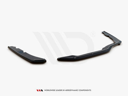 Maxton Design Gloss Piano Black Rear Corner Extensions / Side Splitters / Spats (Winglets) for BMW 2 Series Gran Coupe F44 (2GC) M Sport | M Pack 2019-2025 - Rear Bumper Fins Valance Extensions M Performance Style
