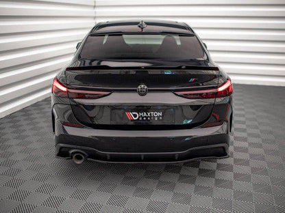 Maxton Design Gloss Piano Black Rear Corner Extensions / Side Splitters / Spats (Winglets) for BMW 2 Series Gran Coupe F44 (2GC) M Sport | M Pack 2019-2025 - Rear Bumper Fins Valance Extensions M Performance Style