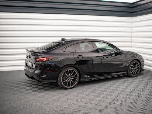 Maxton Design V1 High Gloss Piano Black Side Skirts Splitters Sill Extensions for BMW 2 Series Gran Coupe F44 (2019+) M Sport M Pack M235i Rocker Panel Side Blades Diffusers