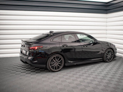 Maxton Design V1 High Gloss Piano Black Side Skirts Splitters Sill Extensions for BMW 2 Series Gran Coupe F44 (2019+) M Sport M Pack M235i Rocker Panel Side Blades Diffusers