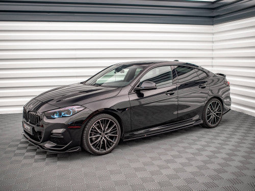 Maxton Design V.2 Gloss Black Side Skirts Diffusers/Extensions for BMW 2 Series Gran Coupe F44 M Sport (M Pack) & M235i (2019+)