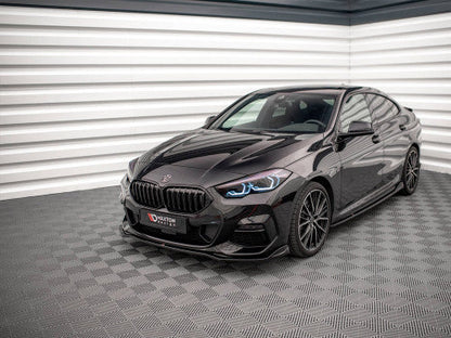 Maxton Design V.3 Gloss Black Front Splitter / Front Lip Spoiler for BMW 2 Series Gran Coupe F44 (2019+) M Sport M Pack & M235i