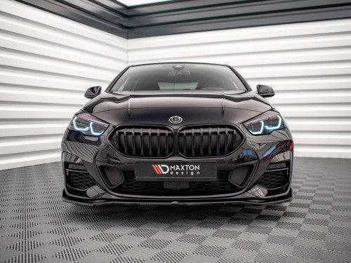 Maxton Design V.3 Gloss Black Front Splitter / Front Lip Spoiler for BMW 2 Series Gran Coupe F44 (2019+) M Sport M Pack & M235i