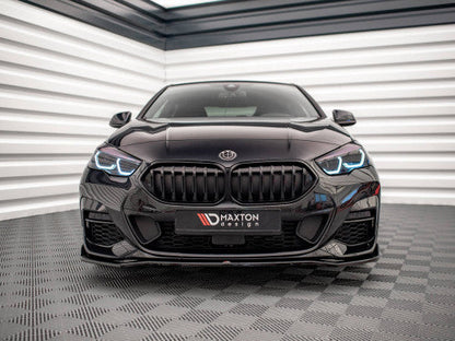 Maxton Design V.3 Gloss Black Front Splitter / Front Lip Spoiler for BMW 2 Series Gran Coupe F44 (2019+) M Sport M Pack & M235i
