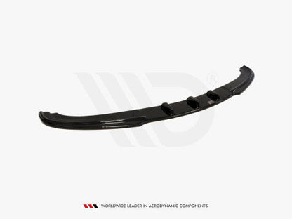 Maxton Design Gloss Black Front Splitter Lip Spoiler (Chin Spoiler/Air Dam/Lower Valance) for BMW 3 Series E90 E91 LCI Facelift 2008-2011 | ABS Front Bumper Lip Extension | Saloon/Sedan & Touring/Estate/Wagon