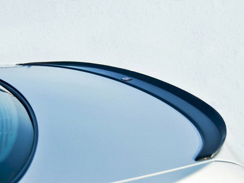 Maxton Design Gloss Black Bootlid Lip Spoiler Cap / Trunk Deck Lid Wing for BMW 3 Series E90 Saloon/Sedan M Sport 2004-2008 – ABS with 3M Tape, No-Drill Rear Lip Extension (Piano Black)