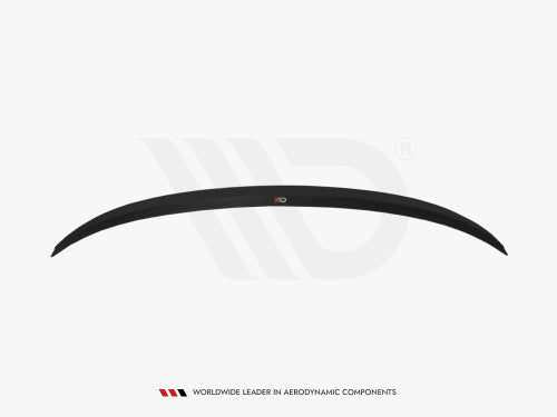 Maxton Design Gloss Black Bootlid Lip Spoiler Cap / Trunk Deck Lid Wing for BMW 3 Series E90 Saloon/Sedan M Sport 2004-2008 – ABS with 3M Tape, No-Drill Rear Lip Extension (Piano Black)