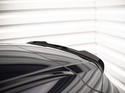Maxton Design Gloss Black Rear Window Roof Spoiler / Tailgate Lip Wing for BMW X5M/X5 M F85 2014-2018 – ABS Rear Wing Extension Spoiler Cap OEM Style