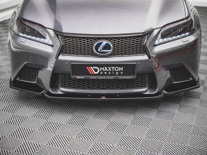 Maxton Design - FRONT SPLITTER V.1 LEXUS GS F SPORT MK4 (L10) (2012-2015)