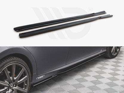 Maxton Design - SIDE SKIRTS DIFFUSERS LEXUS GS F SPORT MK4(L10) (2012-2015)