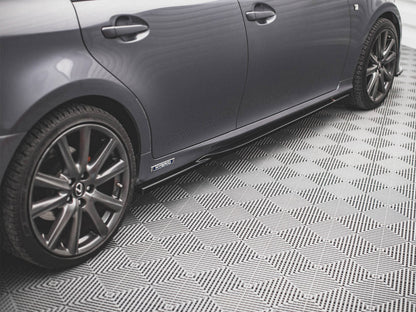 Maxton Design - SIDE SKIRTS DIFFUSERS LEXUS GS F SPORT MK4(L10) (2012-2015)