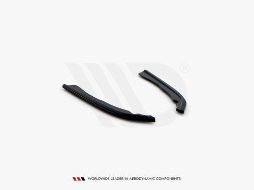 Maxton Design Rear Spats / Side Splitters V1 - Gloss/Piano Black - BMW 4 Series G22 Coupe M Sport (M Pack) 2020+ Rear Corner Extensions, Bumper Extensions, Diffuser Side Trims