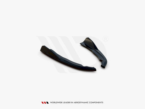 Maxton Design V2 Gloss Black Rear Corner/Side Splitters (Rear Spats, Bumper/Valance Extensions, Winglets) for BMW 4 Series G22 Coupe 2020+ M Sport/M Pack – fits 420i 430i M440i