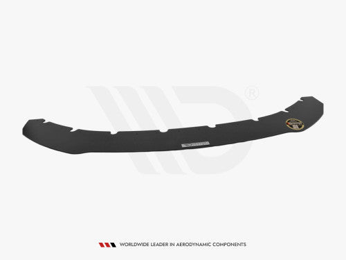 Maxton Design V2 Front Splitter Lip for BMW 4 Series F32 Coupe 2013-2016 M Sport/M Performance - Front Bumper Chin Spoiler Air Dam Skirt with Support Rods/Tie Bars - ABS Black - Fits 420i 420d 428i 430i 430d 435i 440i - Lower Valance/Aero Lip