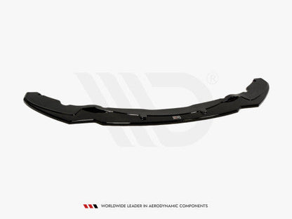 Maxton Design V1 Gloss Piano Black Front Splitter Lip Spoiler for BMW 4 Series F32 M Sport Coupe 2013-2016 – Front Bumper Lip, Lower Chin Valance Aero Extension (420i 428i 430i 435i 440i)