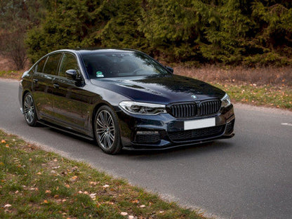 Maxton Design Gloss Piano Black Sill Extensions / Rocker Panel Side Skirt Splitters Lips Diffusers Side Blades for BMW 5 Series 5er G30 G31 M Sport 2017-2025 Saloon Sedan & Touring Estate Wagon