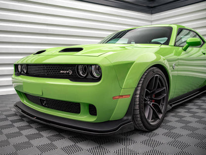 Maxton Design - FRONT SPLITTER DODGE CHALLENGER SRT HELLCAT WIDEBODY MK3