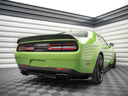 Maxton Design - REAR SIDE SPLITTERS DODGE CHALLENGER SRT HELLCAT WIDEBODY MK3