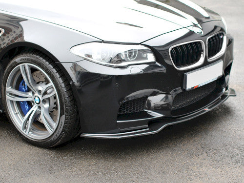 Maxton Design Front Splitter / Front Bumper Lip Spoiler - Gloss Black - BMW M5 F10 (20112017)