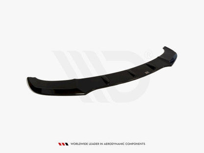 Maxton Design V1 Gloss Piano Black Front Splitter Lip for BMW 5 Series F10/F11 M Sport (2011-2016) - Front Bumper Lip / Chin Spoiler / Front Spoiler Extension - Saloon/Sedan & Touring/Estate/Wagon
