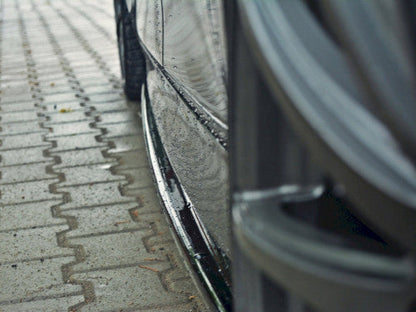 Maxton Design Gloss Black Side Skirt Diffusers/Extensions for BMW 5 Series F10 F11 M Sport & M5 (2011-2017)