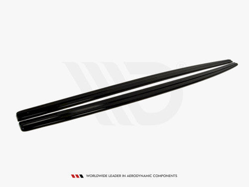 Maxton Design Gloss Black Side Skirt Diffusers/Extensions for BMW 5 Series F10 F11 M Sport & M5 (2011-2017)