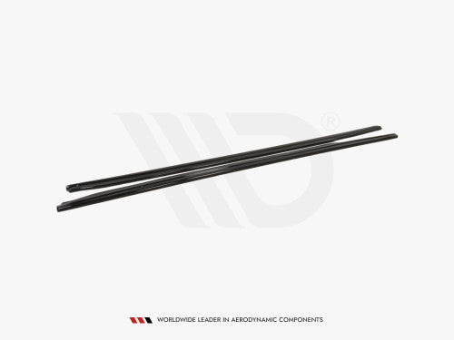 Maxton Design Gloss Black Side Skirt Diffusers/Extensions for BMW 5 Series Gran Turismo GT F07 2009-2016 - ABS Pair