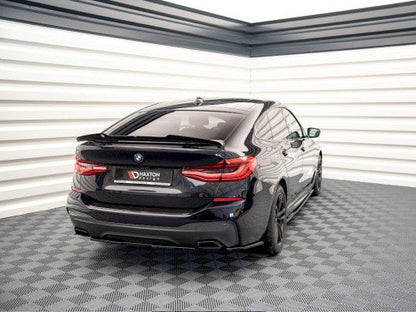 Maxton Design Gloss Black Bootlid/Trunk Lip Spoiler for BMW 6 Series GT 6GT (G32) Gran Turismo M Sport 2017+ - ABS Decklid/Tailgate Spoiler Cap OEM+ Fit