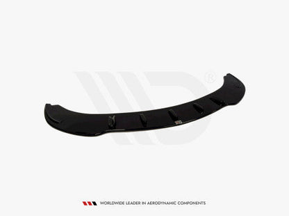 Maxton Design Gloss Black Front Splitter V.1 for BMW 6 Series E63 E64 (2003-2007) Pre-Facelift Pre-LCI, Front Bumper Lip Spoiler for Standard Bumper Models, Coupe & Convertible, ABS