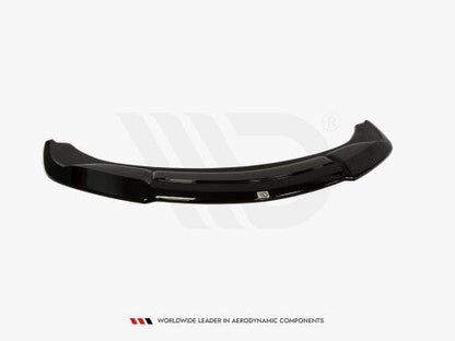 Maxton Design V2 Gloss/Piano Black Front Lip/Splitter for BMW 6 Series E63 E64 2003-2007 Pre-LCI/Pre-Facelift (Standard Bumper) - Front Chin Spoiler Valance Aero Bumper Lip/Lower Apron for Coupe & Convertible 645Ci 650i