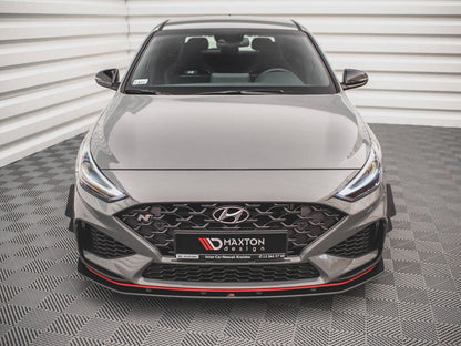 Maxton Design - FRONT BUMPER WINGS (CANARDS) HYUNDAI I30 N HATCHBACK/FASTBACK MK3 FACELIFT (2020-)