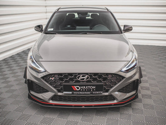 Maxton Design - FRONT BUMPER WINGS (CANARDS) HYUNDAI I30 N HATCHBACK/FASTBACK MK3 FACELIFT (2020-)