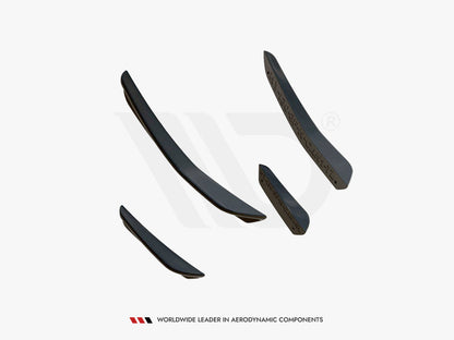 Maxton Design - FRONT BUMPER WINGS (CANARDS) HYUNDAI I30 N HATCHBACK/FASTBACK MK3 FACELIFT (2020-)