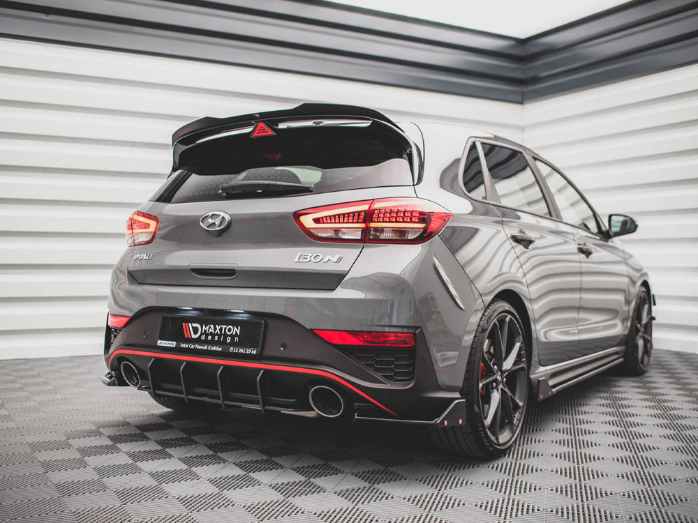 Maxton Design - STREET PRO REAR DIFFUSER HYUNDAI I30 N HATCHBACK MK3 FACELIFT