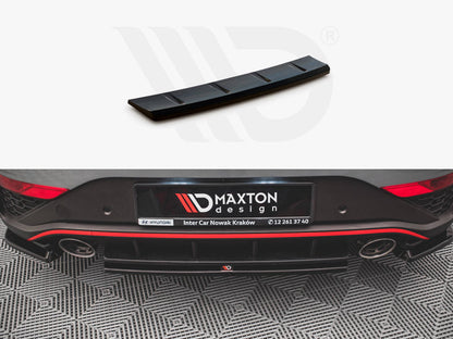 Maxton Design - CENTRAL REAR SPLITTER FOR HYUNDAI I30 N HATCHBACK MK3 FACELIFT (2020-)