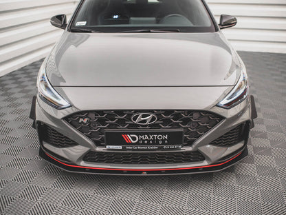 Maxton Design - STREET PRO FRONT SPLITTER HYUNDAI I30 N HATCHBACK/FASTBACK MK3 FACELIFT (2020-)