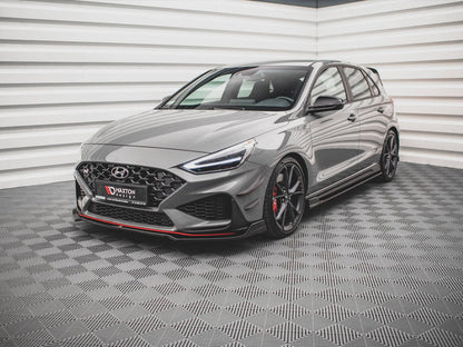 Maxton Design - FRONT SPLITTER V.3 HYUNDAI I30 N HATCHBACK/FASTBACK MK3 FACELIFT (2020-)