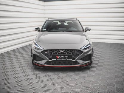 Maxton Design - FRONT SPLITTER V.3 HYUNDAI I30 N HATCHBACK/FASTBACK MK3 FACELIFT (2020-)