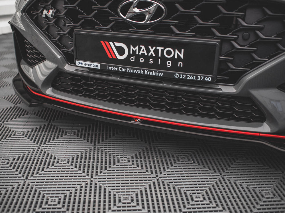 Maxton Design - FRONT SPLITTER V.3 HYUNDAI I30 N HATCHBACK/FASTBACK MK3 FACELIFT (2020-)