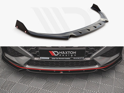 Maxton Design - FRONT SPLITTER V.1 + FLAPS HYUNDAI I30 N HATCHBACK / FASTBACK MK3 FACELIFT