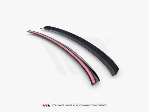 Maxton Design Gloss Piano Black Rear Bootlid/Trunk Decklid Lip Spoiler Cap for BMW 7 Series/7er (G11) M Sport M Pack Saloon/Sedan 2015-2018 – ABS Stick-On No-Drill Tailgate Trim OEM Style