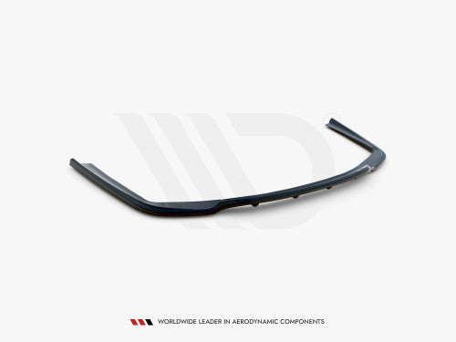 Maxton Design Gloss Piano Black Rear Diffuser / Centre/Center Splitter for BMW 7 Series G11 Saloon M Sport (M Pack) 2015-2018 – Rear Bumper Lip, Lower Valance, Rear Skirt, Rear Apron with Vertical Fins
