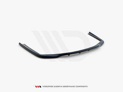 Maxton Design Gloss Piano Black Rear Diffuser / Centre/Center Splitter for BMW 7 Series G11 Saloon M Sport (M Pack) 2015-2018 – Rear Bumper Lip, Lower Valance, Rear Skirt, Rear Apron with Vertical Fins