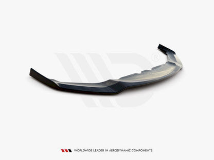 Maxton Design V2 Gloss Black Front Splitter Chin Spoiler Lip for BMW 8 Series G15 Coupe & G16 Gran Coupe M Sport (M Pack) 2018+ - ABS Piano Black Front Bumper Lip Valance Extension Aero Diffuser Trim for 840i M850i